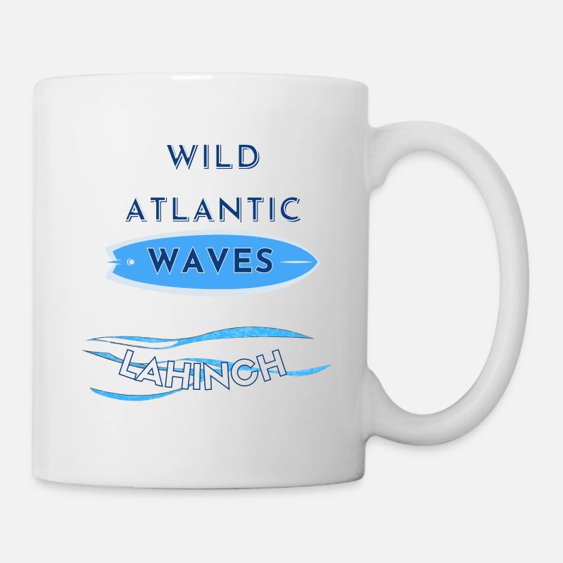 Wild Atlantic Waves Surfing Lahinch - Mug - white