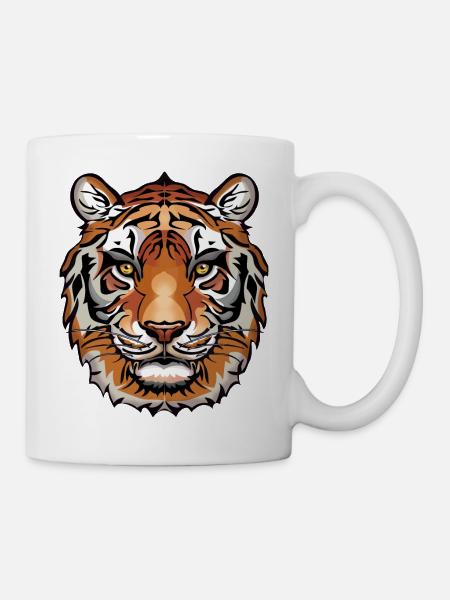 tiger - Mug - white