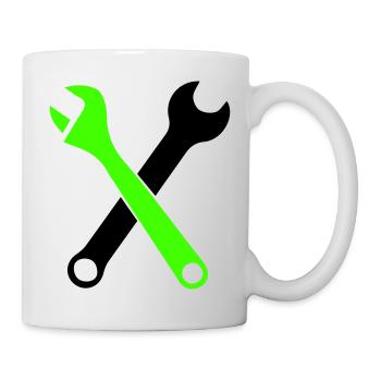 Clé à outils 1 - Mug blanc - blanc - Droite