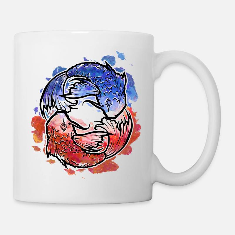 Pescis - Tasse - Weiß