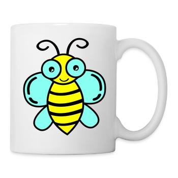 Abeille 02 - Mug blanc - blanc - Droite
