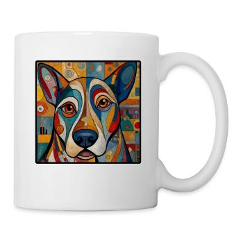 Abstract Dog - Mug - white - Right