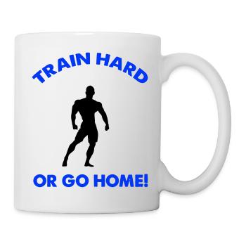 S’entraîner dur, rentrer à la maison 1 - Mug blanc - blanc - Droite