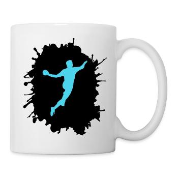 Éclaboussures de handball - Mug blanc - blanc - Droite