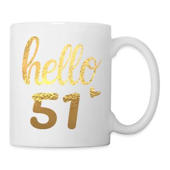 Hello 51 Gold - Mug - white - Right
