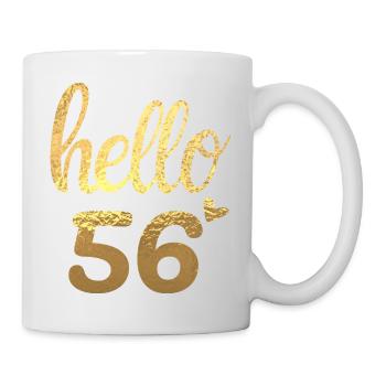 Hello 56 gold - Mug - white - Right