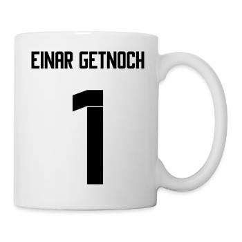 Deutschland Trikot - Einar Getnoch - Tasse - Weiß - Rechts