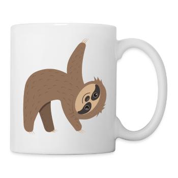 Sloth in action - Mug - white - Right