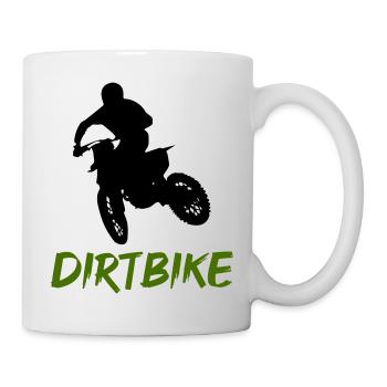 dirt bike - Mug - white - Right