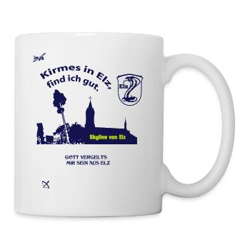 Kirmes in Elz, find ich gut. - Tasse - Weiß - Rechts