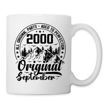 2000 September Original 24 Year Old Birthday Gift - Mug - white - Right