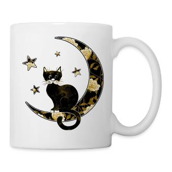 Katze - Tasse - Weiß - Rechts