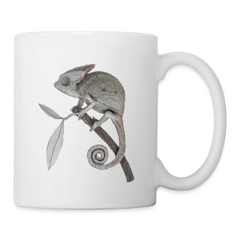 Chamäleon 3 beton - Tasse - Weiß - Rechts
