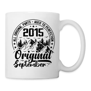 2015 September Original 9 Year Anniversary Gift - Mug - white - Right