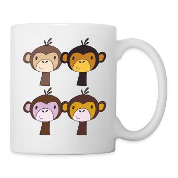 Gang of monkeys - Mug - white - Right