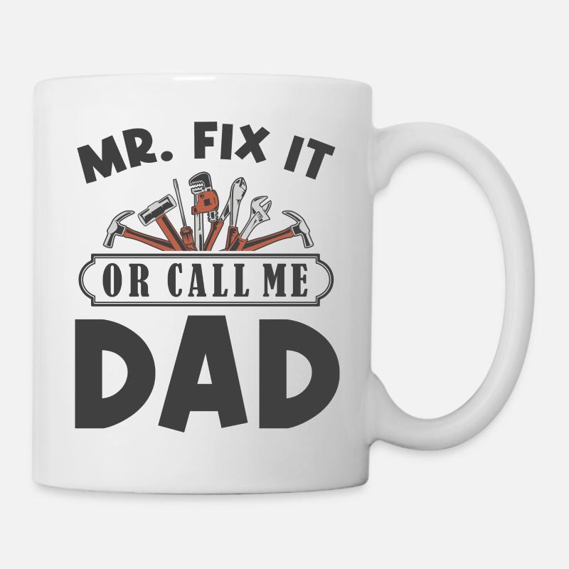 Mr Fix it - Tasse - Weiß