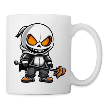Zombie Halloween Skeleton - Mug - white - Right
