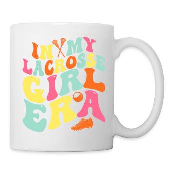 In My Lacrosse Girl Era Retro Spieltag Groovy - Tasse - Weiß - Rechts