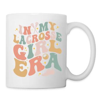 In My Lacrosse Girl Era Retro Spieltag Groovy - Tasse - Weiß - Rechts