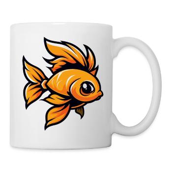 goldfish fish - Mug - white - Right
