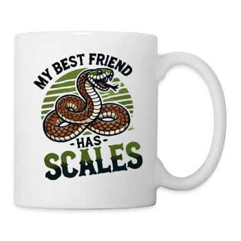 Mon meilleur ami a perdu un amoureux des serpents - Mug blanc - blanc - Droite