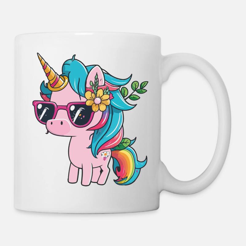 unicorn - Tasse - Weiß