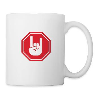heavy metal - Mug blanc - blanc - Droite