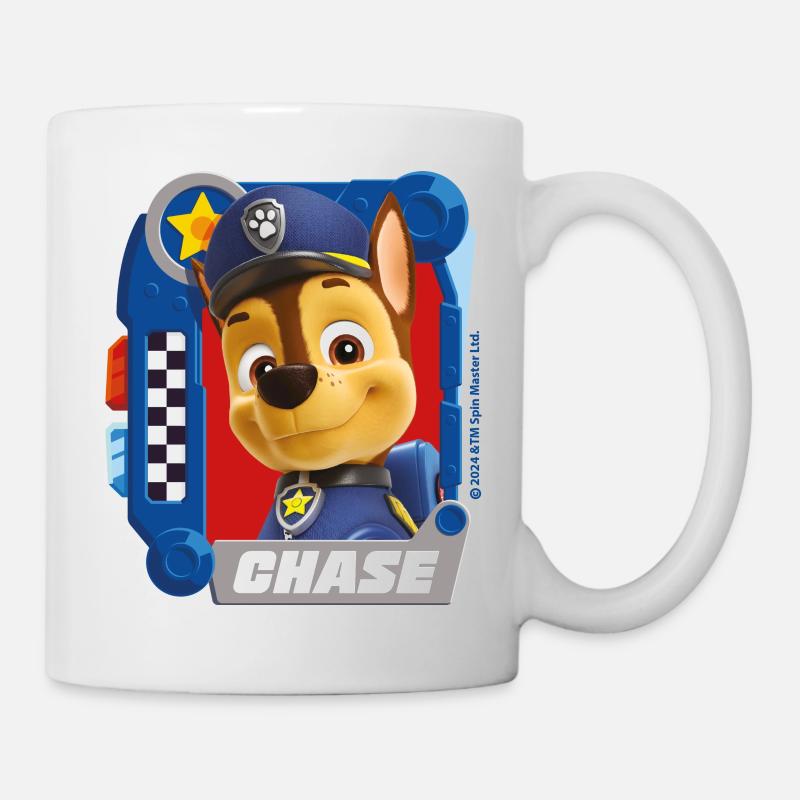 Paw Patrol Chase Charakterdesign - Tasse - Weiß