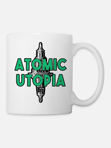 Atomic Utopia - Balance Staff - Mug - white