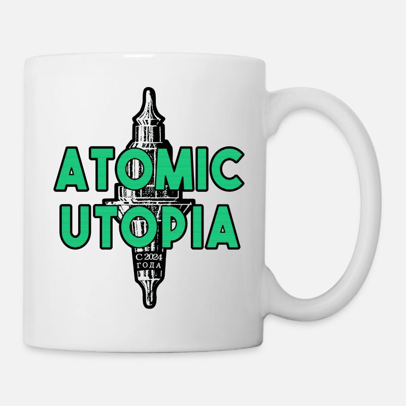 Atomic Utopia - Balance Staff - Mug - white