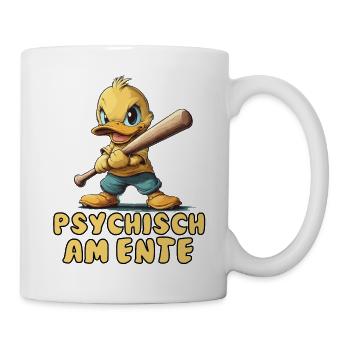 Funny duck with saying - Mug - white - Right