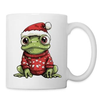 Frog Christmas Comic - Mug - white - Right