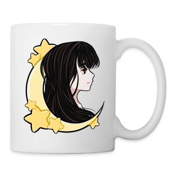 Luna Mond Stern Frau Moon Girl Manga Anime comic - Tasse - Weiß - Rechts