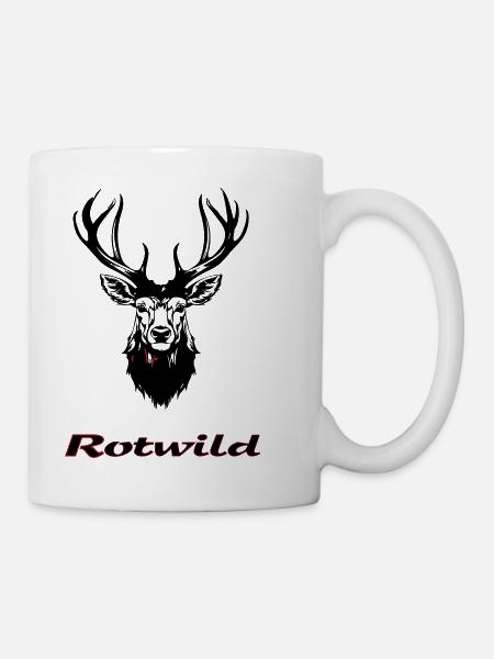 Rotwild - Tasse - Weiß