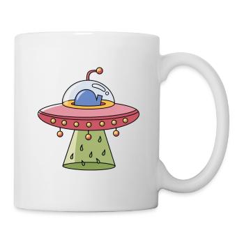 Ufo - Tasse - Weiß - Rechts