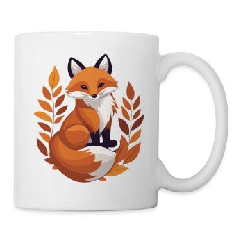 Fox in Autumn #3 - Mug - white - Right