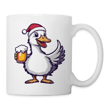Goose Beer Xmas Christmas - Mug - white - Right
