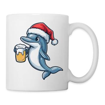 Dolphin Beer Xmas Christmas - Mug - white - Right