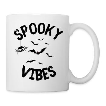 Halloween Spooky - Tasse - Weiß - Rechts