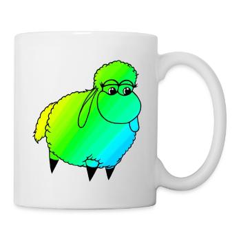 Wolly Sheeeepling Retro wave - Mug - white - Right