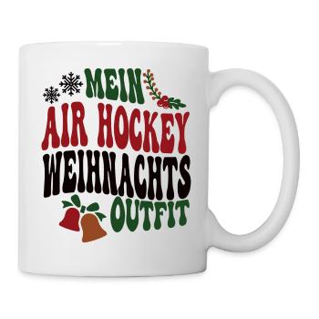 Air Hockeyspieler Weihnachten Air Hockey Spieler - Tasse - Weiß - Rechts