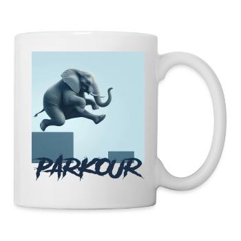 Parkour - Mug blanc - blanc - Droite