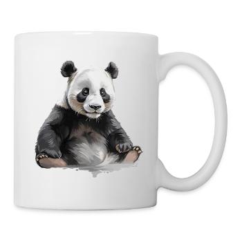 panda ou panda geant - Mug blanc - blanc - Droite
