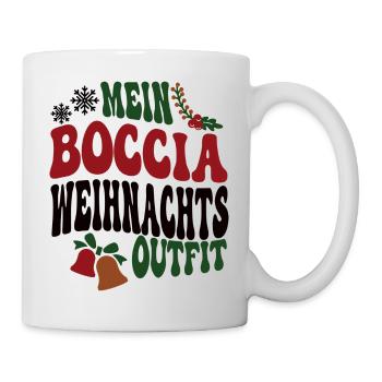 Boccia Weihnachten Bocciaspieler Spieler Team XMAS - Tasse - Weiß - Rechts
