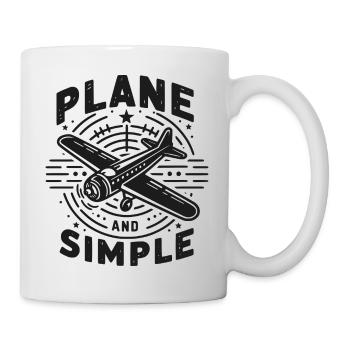 Plane and Simple - Mug - white - Right