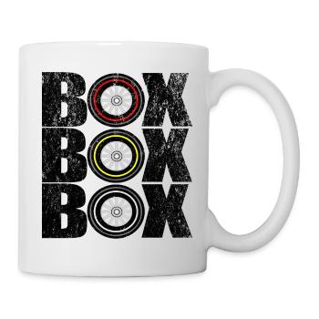 Black Box Box Conception pneus de cours - Mug - white - Right