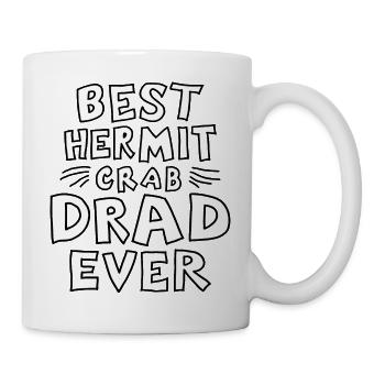 Meilleur papa bernard-l’ermite - Mug blanc - blanc - Droite