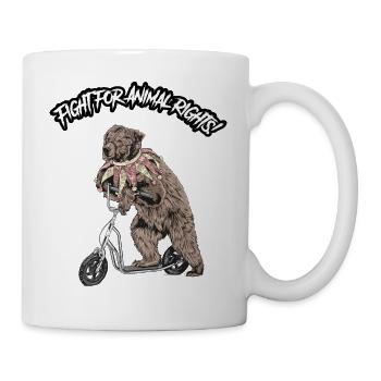 Animal Rights // Circus Bear - Mug - white - Right