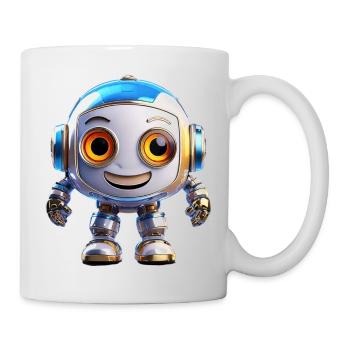 Robot - Mug blanc - blanc - Droite