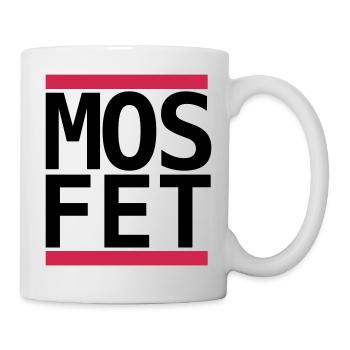 Mosfet Electronics Fans Run Design - Mug blanc - blanc - Droite